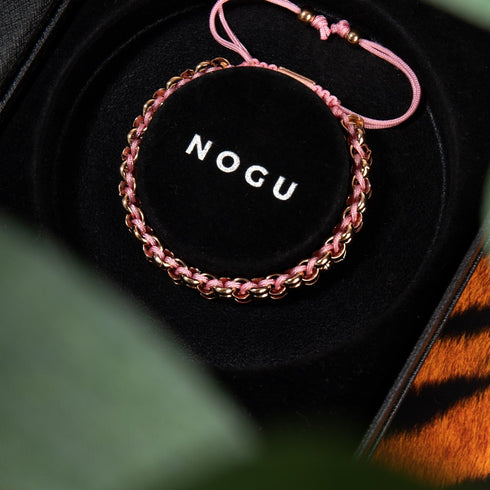 Monarchfalter-Glieder | Mini-Kismet-Armband | Rosa x Roségold